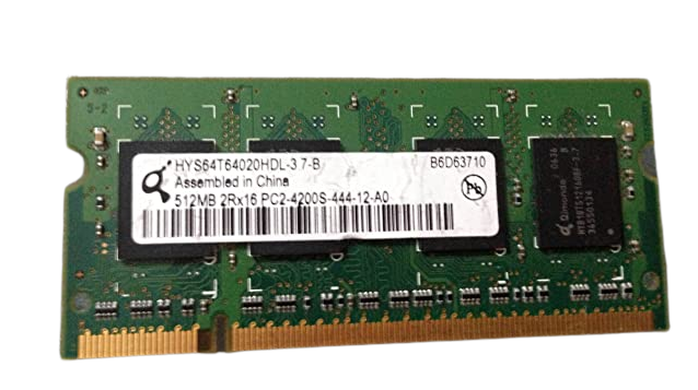 Infineon 512MB 2Rx16 DDR2-533 PC2-4200S SODIMM Memory