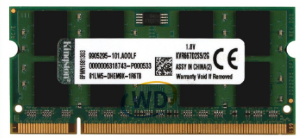 Kingston 256MB 266MHz NON ECC-DDR SODIMM