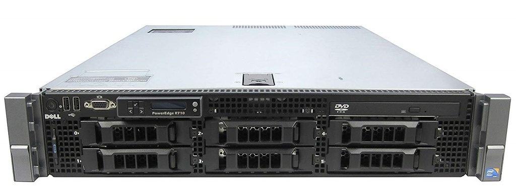 (Refurbished) Dell PowerEdge R710 Server (2xE5640.16GB.1500GB)