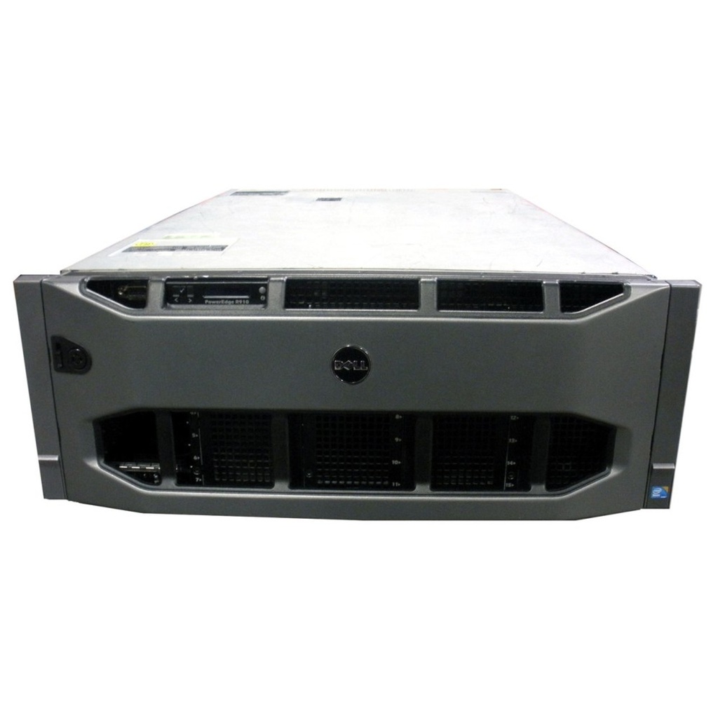 (Refurbished) Dell PowerEdge R910 Rack Server (4xE74870.128GB.5TB)