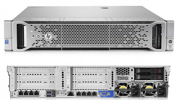 (Refurbished) HPE ProLiant DL380 Gen9 Server (2xE52680v4.128GB.9TB)