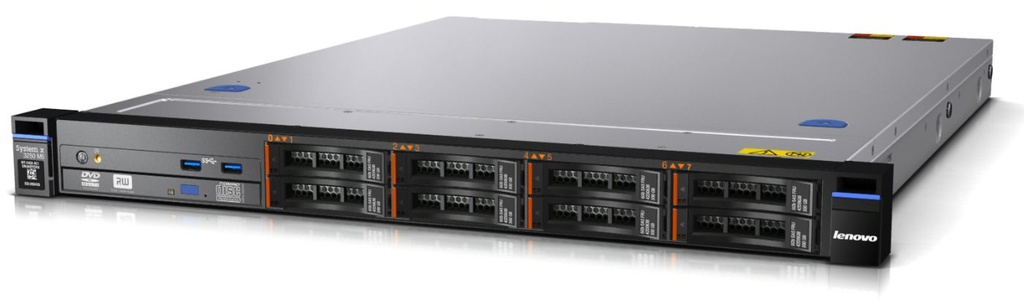 IBM System x3250 M5 1U Rack Server (E3-1220v3.8GB.2x500GB)