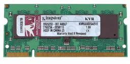[KVR533D2S4/512] Kingston 512MB 533MHz DDR2 Non-ECC CL4 SODIMM Notebook Memory